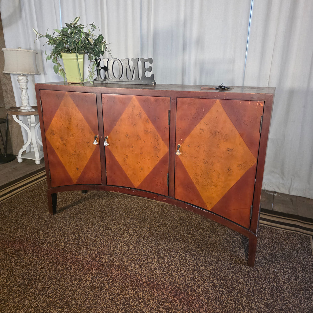 Wood Credenza / Sideboard Cabinet – 63" Wide, 3 Doors