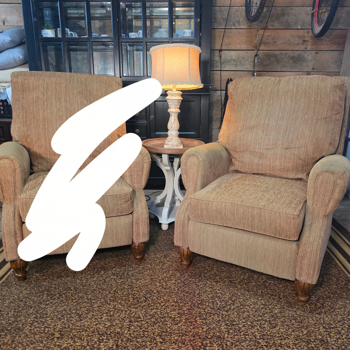 Sprintz Furniture Recliner – Down-Filled, Heavy & Solid