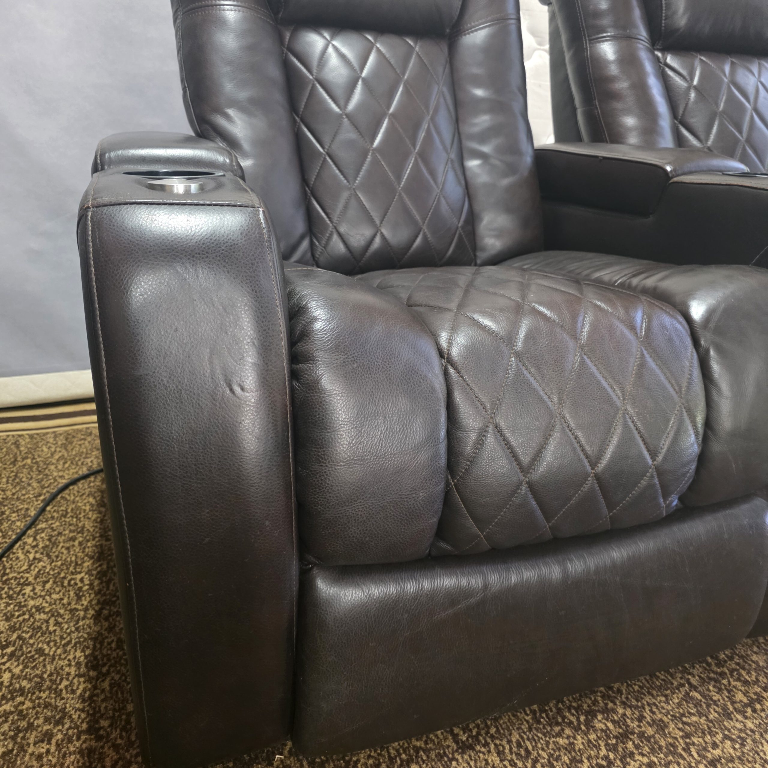 Valencia Leather Home Theater Seats - Image 2